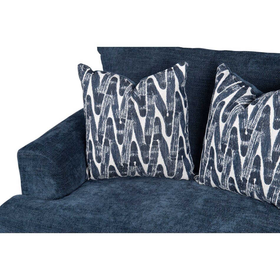 mercer blue chair   