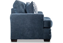 mercer blue loveseat   