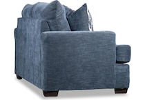 mercer blue loveseat   