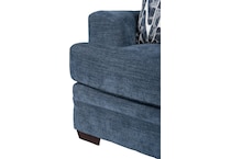 mercer blue loveseat   