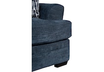 mercer blue sofa chaise   