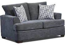 mercer grey loveseat   