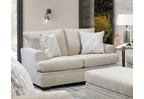 mercer tan loveseat   