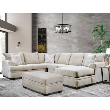 MERCER 2-PIECE SECTIONAL