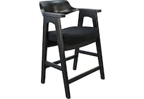 mia umber counter chair   