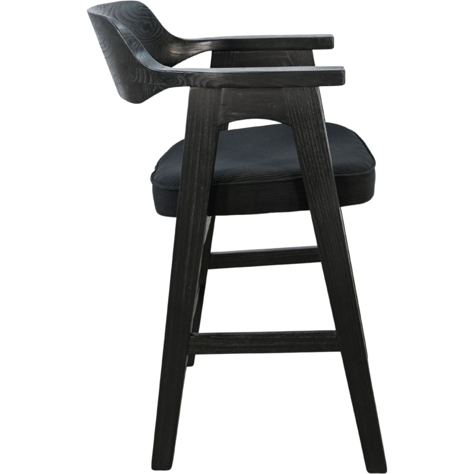 mia umber counter chair   