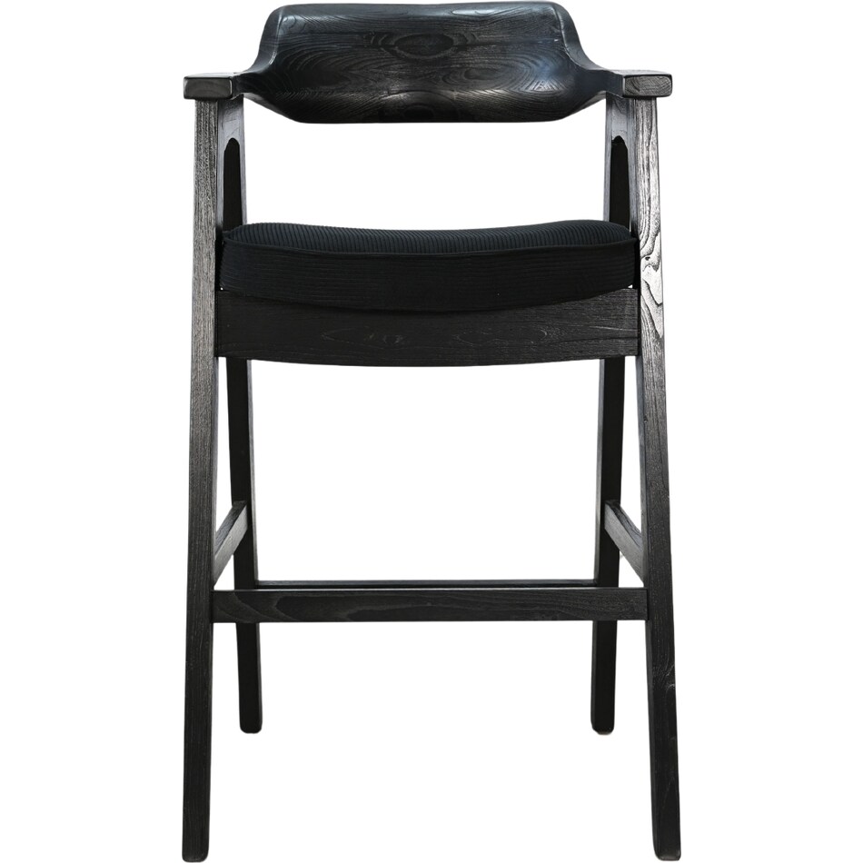 mia umber counter chair   