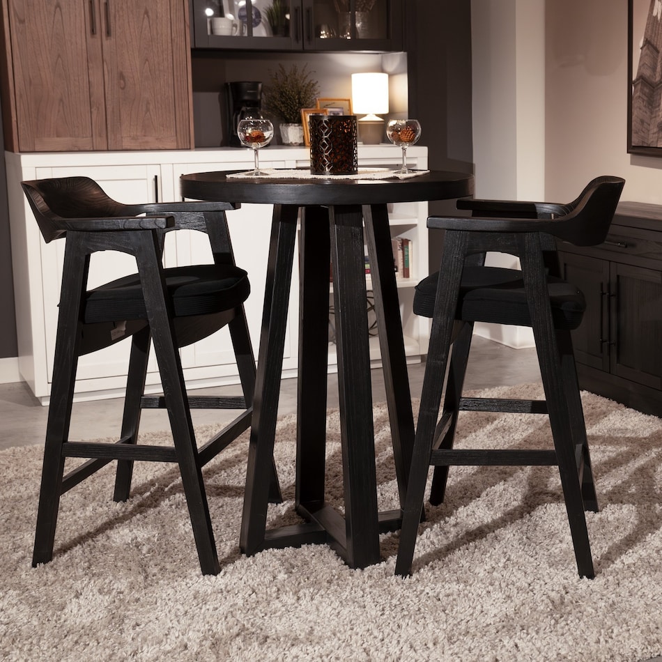 mia umber counter chair   