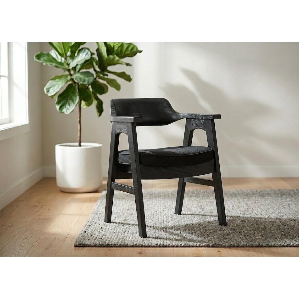 mia umber side chair   