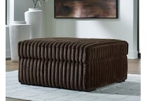 midnight madness chocolate ottoman   