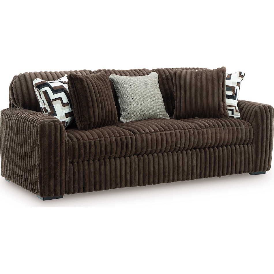midnight madness chocolate sofa   