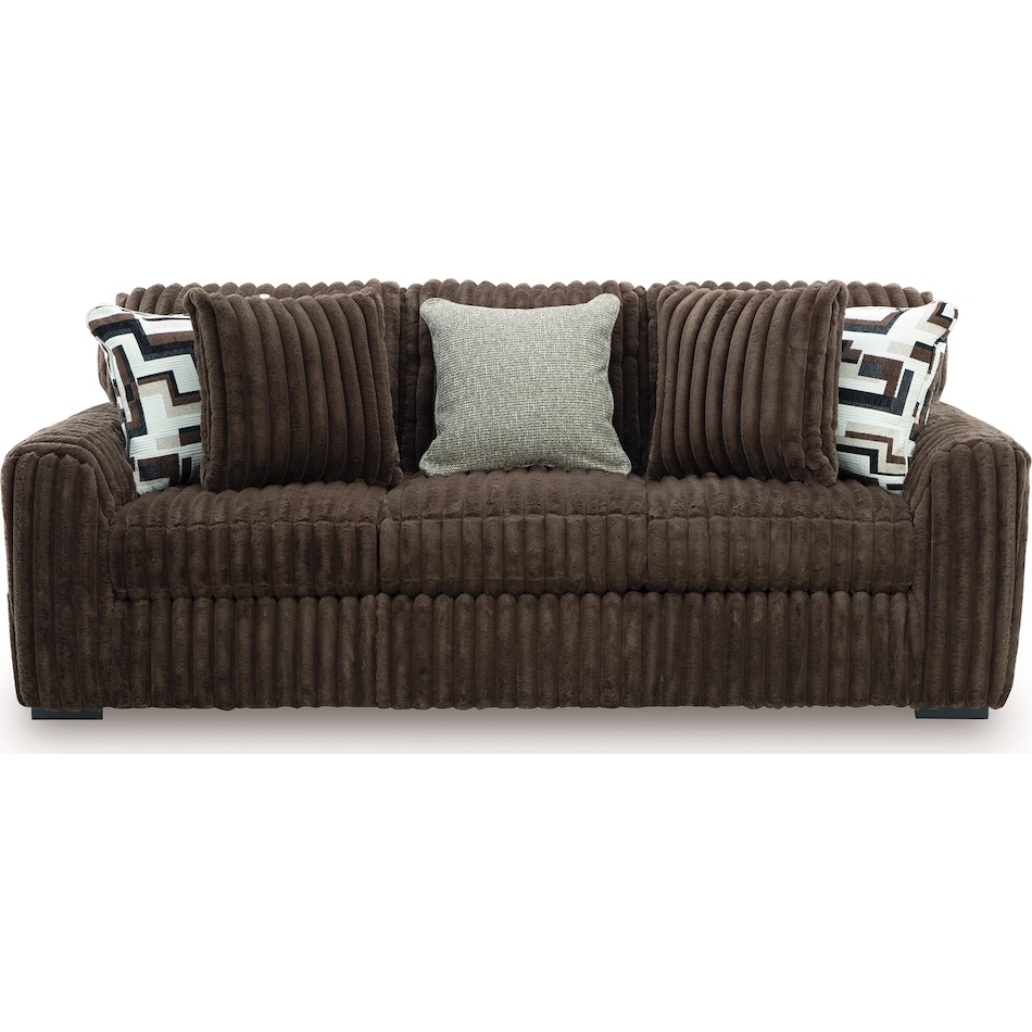 midnight madness chocolate sofa   