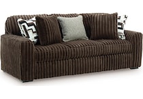 midnight madness chocolate sofa   