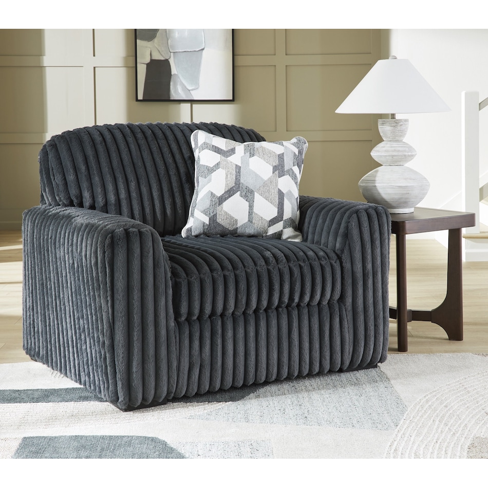midnight madness gunmetal chair   