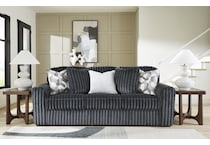 midnight madness gunmetal loveseat   