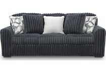 midnight madness gunmetal sofa   