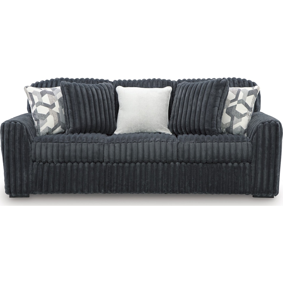 midnight madness gunmetal sofa   
