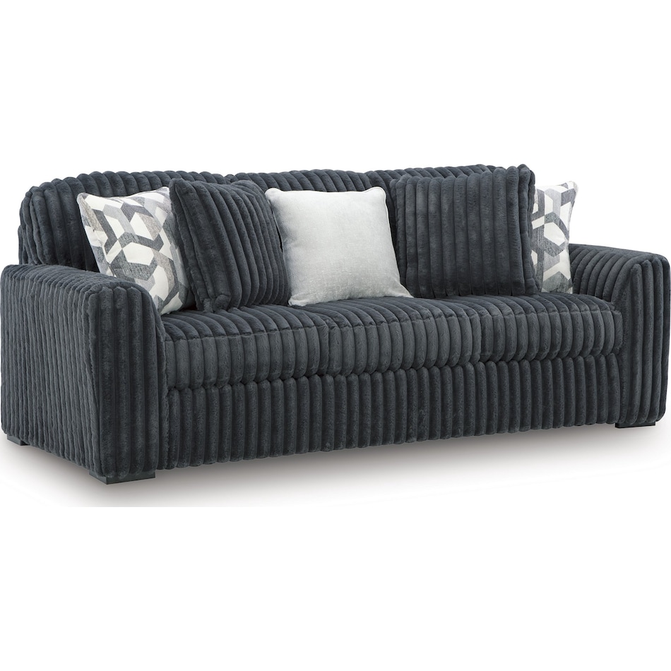 midnight madness gunmetal sofa   