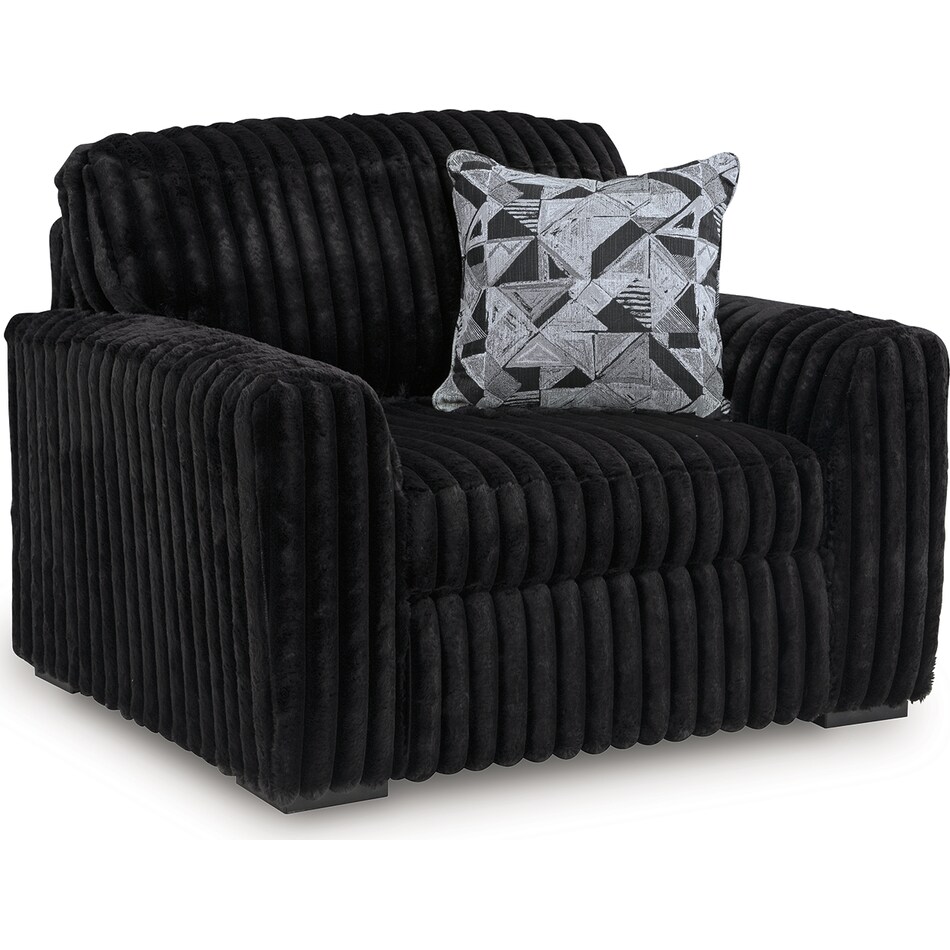 midnight madness onyx chair   
