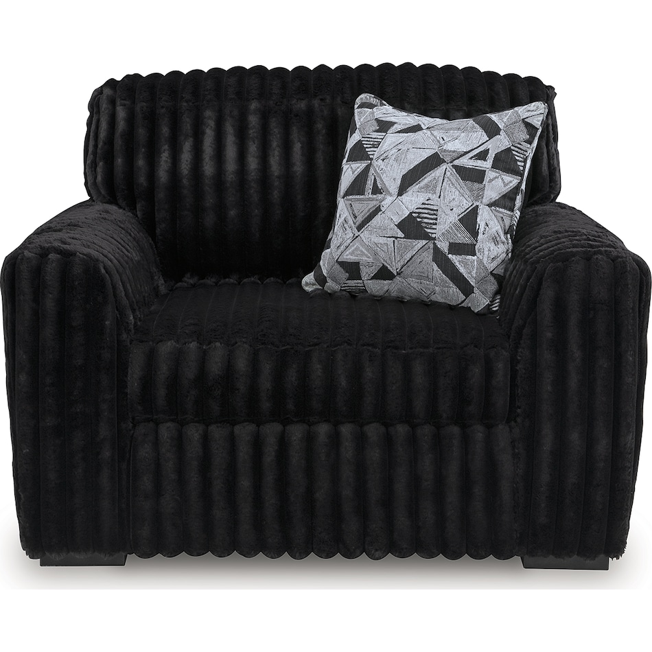 midnight madness onyx chair   
