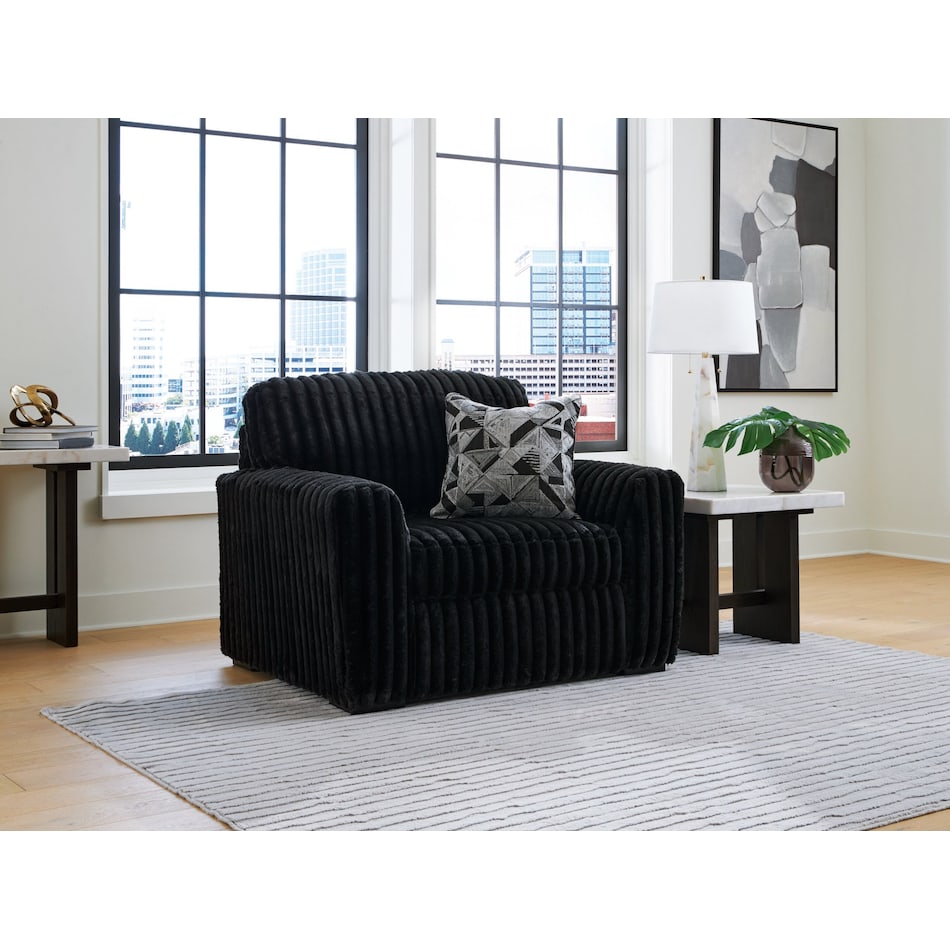 midnight madness onyx chair   