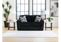 midnight madness onyx loveseat   