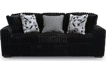 midnight madness onyx loveseat   