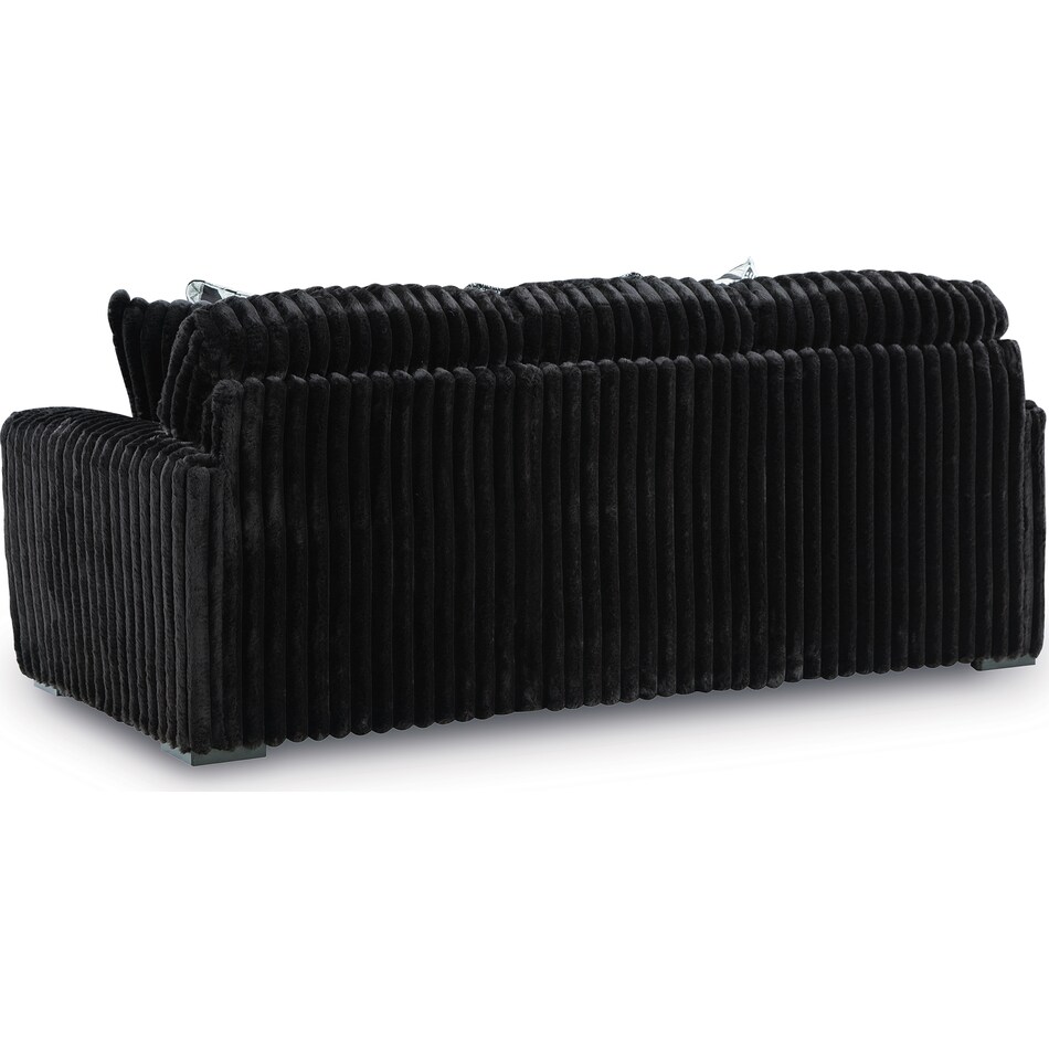 midnight madness onyx loveseat   