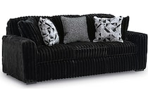midnight madness onyx loveseat   