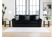 midnight madness onyx loveseat   