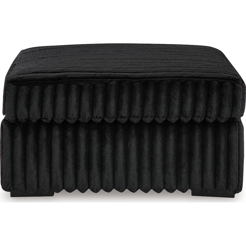 midnight madness onyx ottoman   