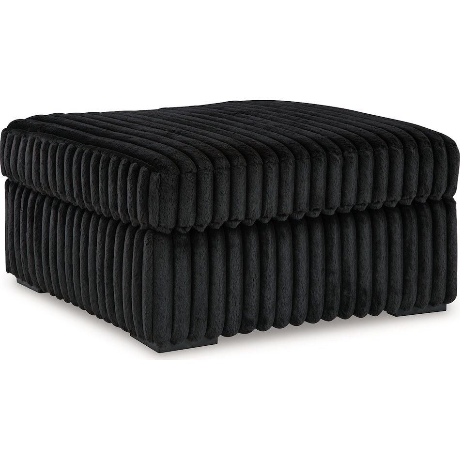 midnight madness onyx ottoman   