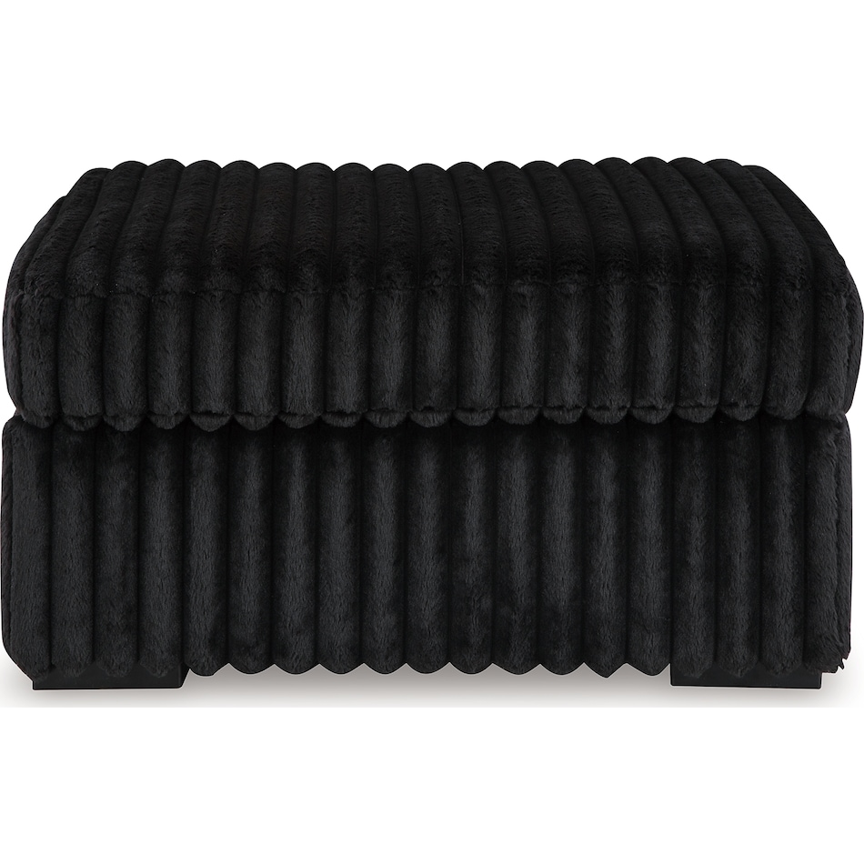 midnight madness onyx ottoman   