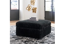 midnight madness onyx ottoman   