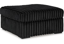 midnight madness onyx ottoman   