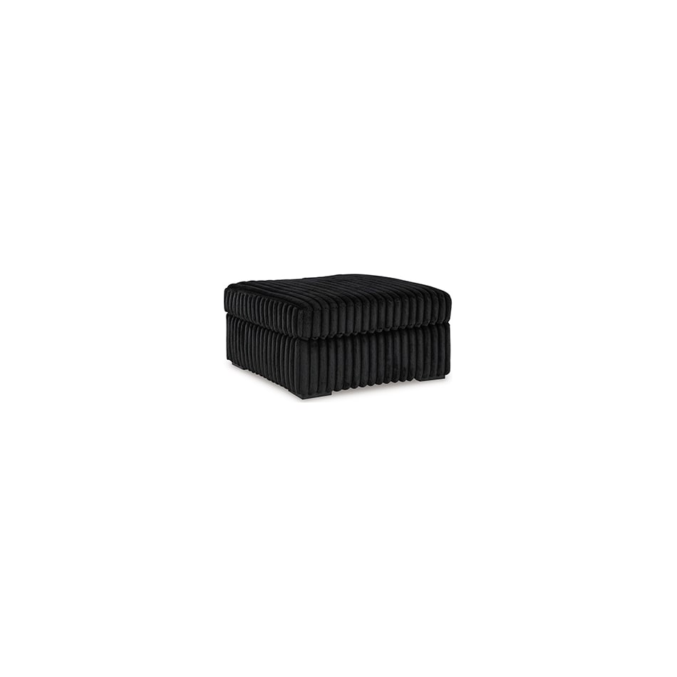 midnight madness onyx ottoman   