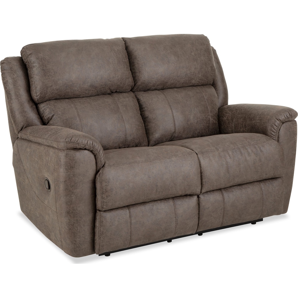 miliano espresso reclining loveseat   