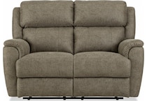 miliano tan reclining loveseat   
