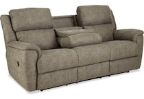 miliano tan reclining sofa   