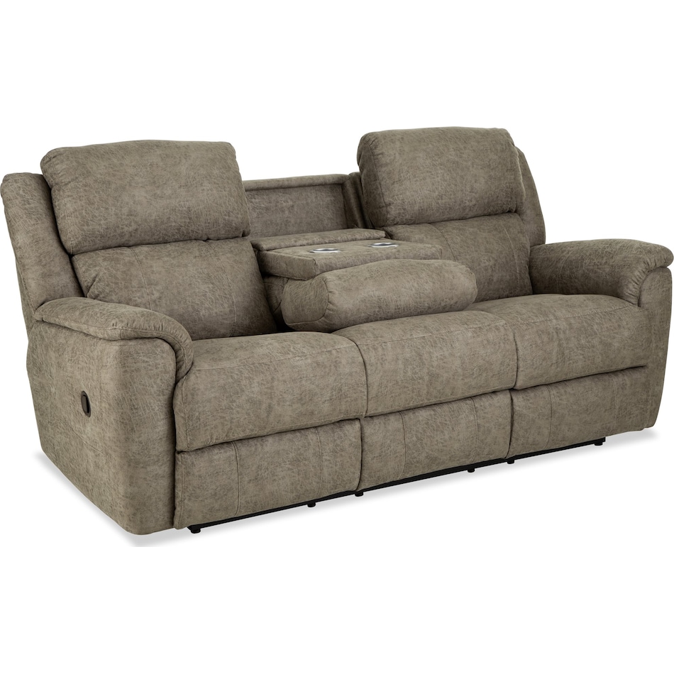 miliano tan reclining sofa   
