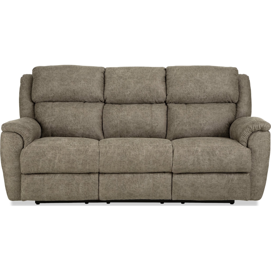 miliano tan reclining sofa   