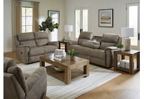 miliano tan reclining sofa   
