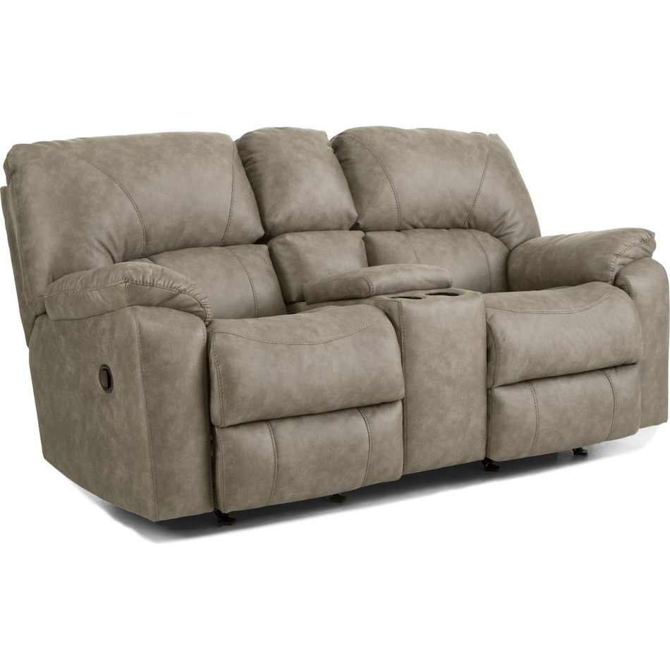 milo fog reclining loveseat   