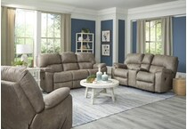 milo gray reclining sofa   