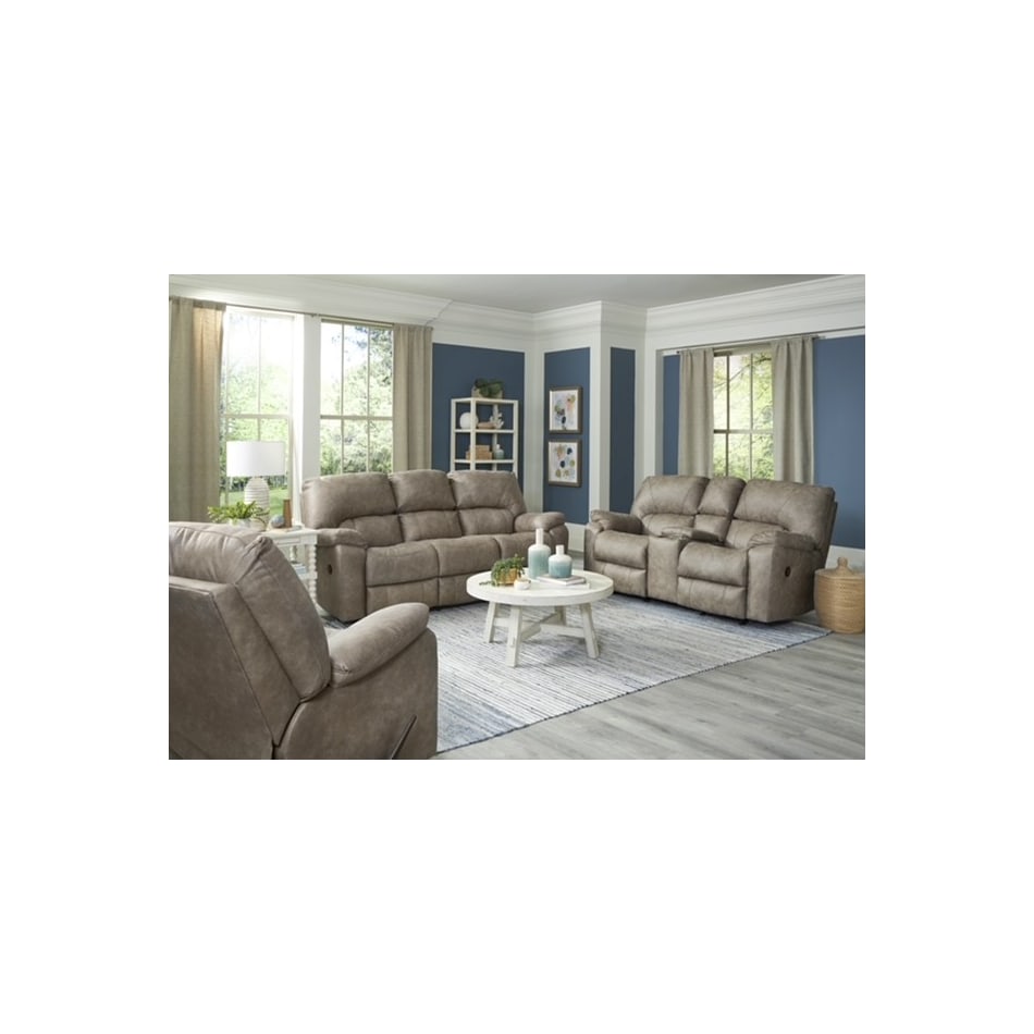 milo grey reclining sofa   