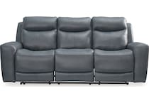 mindanao steel power leather reclining sofa   