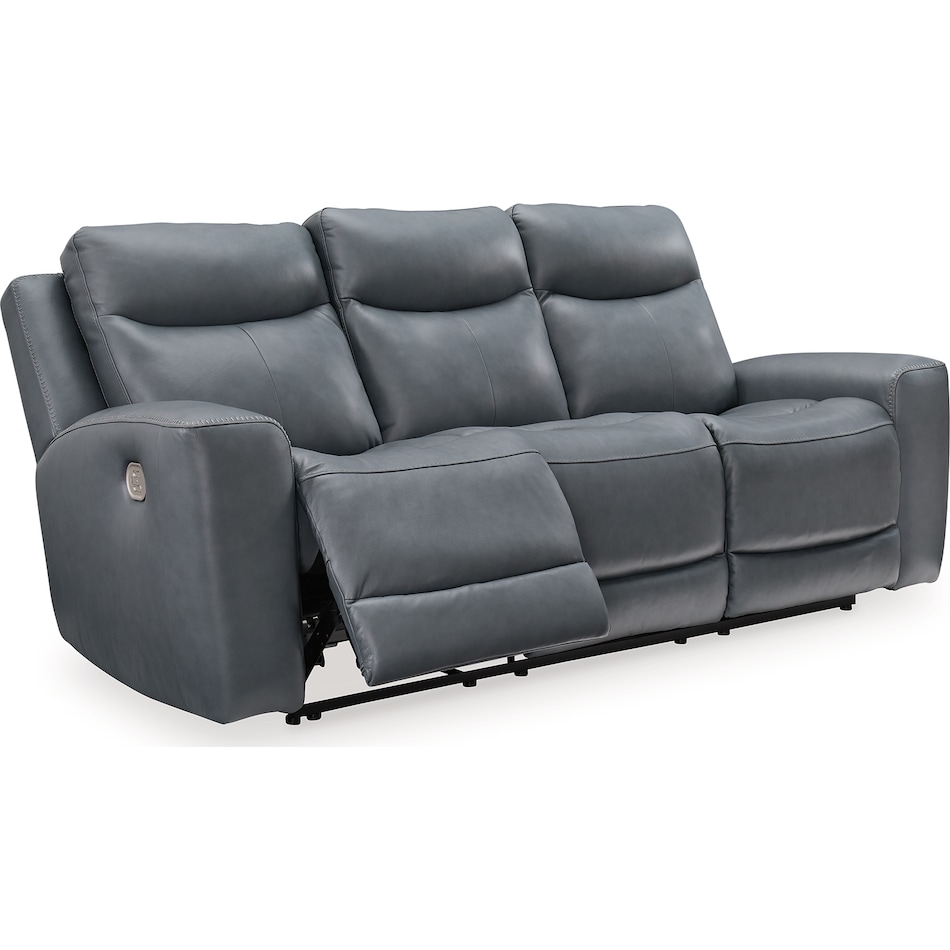 mindanao steel power leather reclining sofa   