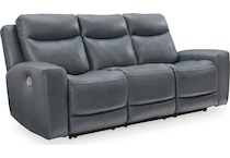 mindanao steel power leather reclining sofa   