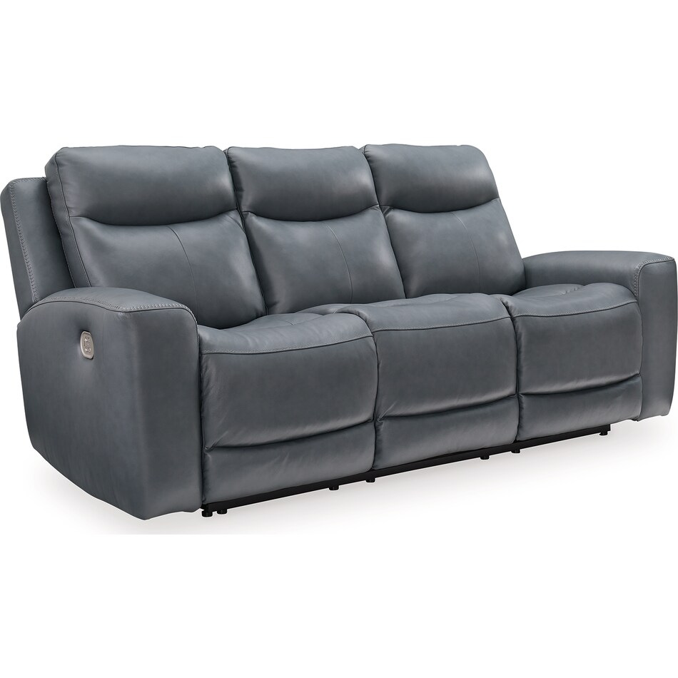 mindanao steel power leather reclining sofa   