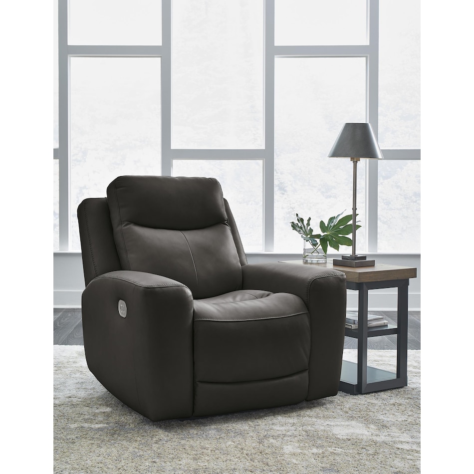 mindanao storm power leather recliner   